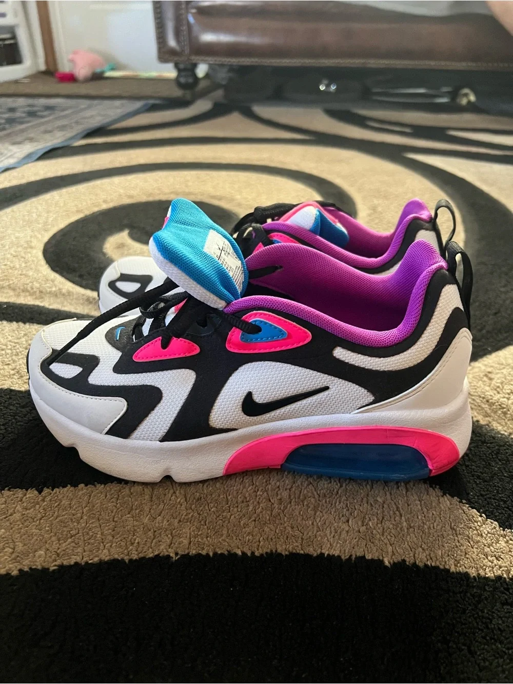 Nike 6Youth Athletic Sneakers - Pink/Black/White - NO BOX